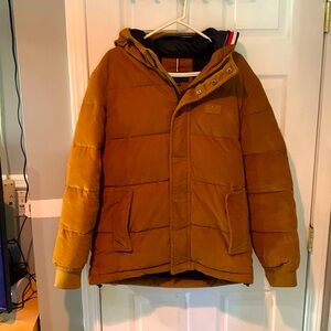 Tommy Hilfiger Brown Winter Puffer Jacket